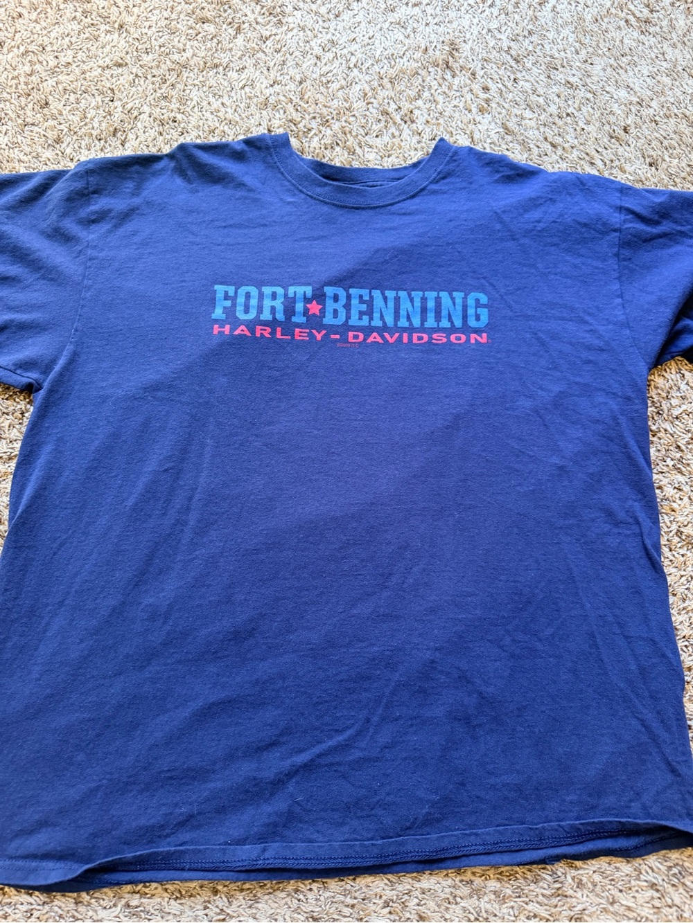 Fort Benning Harley-Davidson Kids Navy Graphic Tee